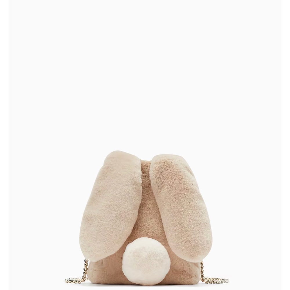 Kate Spade Faux Fur 3D Bunny Crossbody Purse